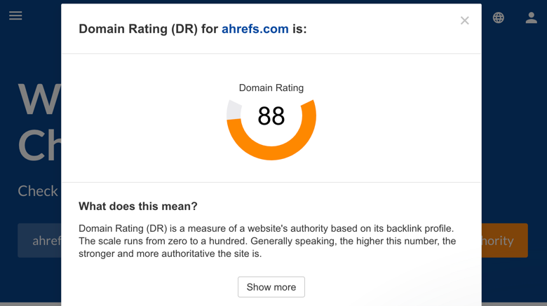 Website Authority Checker Ahrefs