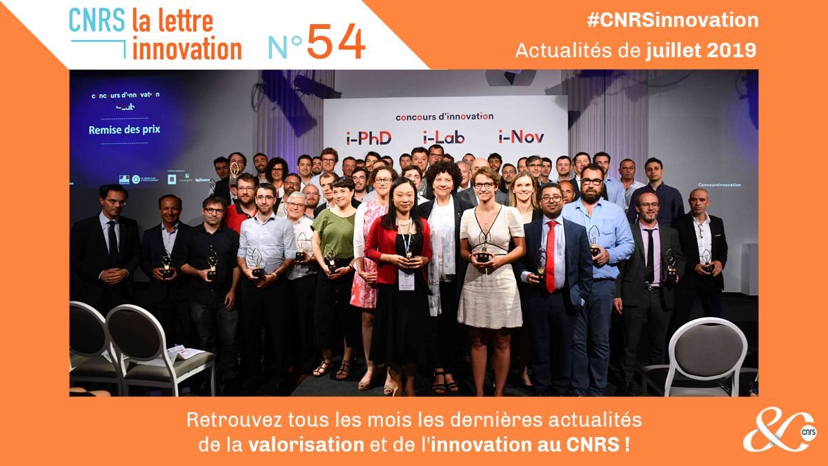 CNRS's tweet photo. #CNRSinnovation 💡 | Pour cette 21e édition du concours national #iLab2019, le @CNRS s’impose une nouvelle fois avec 35 projets directement liés aux laboratoires de l’établissement.
➡️ https://t.co/sLeV4MfgEL
🤝 @Bpifrance @cnrsinnovation @sup_recherche https://t.co/TGYnpZHddB