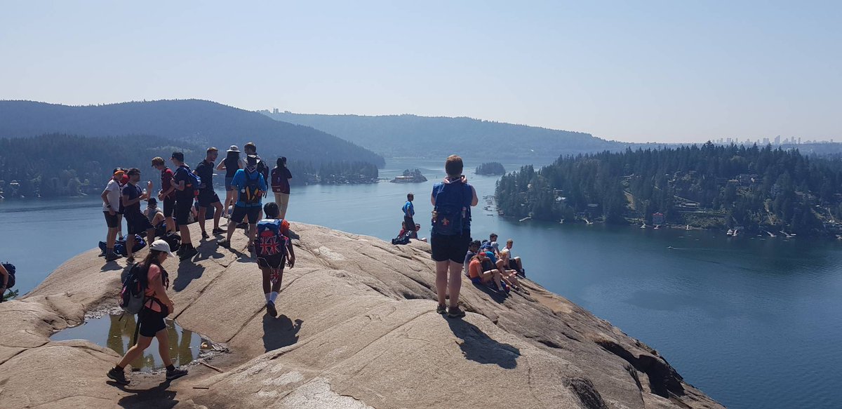Unit24_WSJ24's tweet photo. Our hike from Deep Cove to Quarry Rock on the Baden Powell Trail was so beautiful we had to post some more photos. 

#UK24WSJ #SouthLondonScouts #HoHo #Canada https://t.co/1tO6oAIpvu