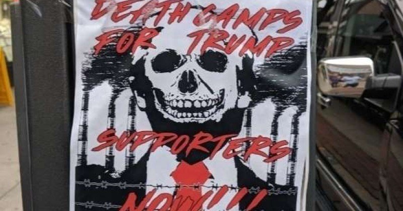 thebaldtexican's tweet image. Death Camps for Trump Supporters? Is Trump fomenting this violence? Hmmm... #GunReform #2ndAmendment #GunControlFixesNOTHING Things like 'this', are why we AREN'T going to give up anything.