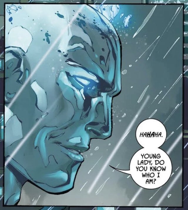 CreelSpiel's tweet photo. @SentryIsVoid This dialogue is wrong 💯 
Captain Atom would not say this (and yet here it is)
And as for the fight... I wish I had never seen it
What is wrong with DC these days?! https://t.co/WGXu3RMD2i