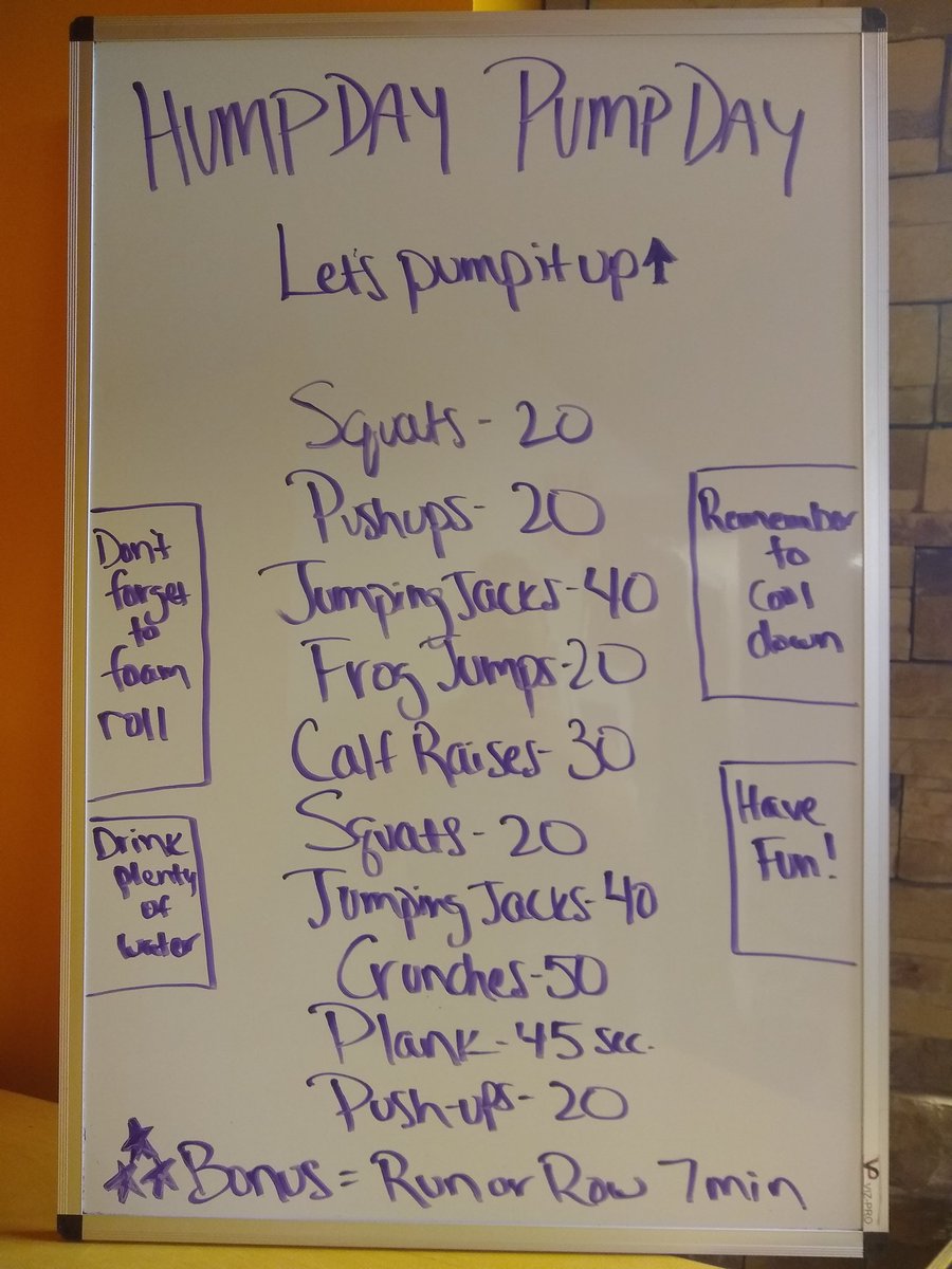 AnytimeGrandAve's tweet photo. HUMP DAY 🐪 PUMP DAY 💪

Get through the hump with this heart pumping workout. 

#getithitithard #smashit #humpdaypumpday https://t.co/vzkmuFcR4f