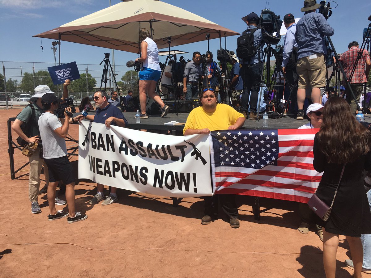 BobMooreNews's tweet image. Signs at the rally. Crowd still coming in. Traffic is difficult as police block off roads ahead of @realDonaldTrump’s visit.