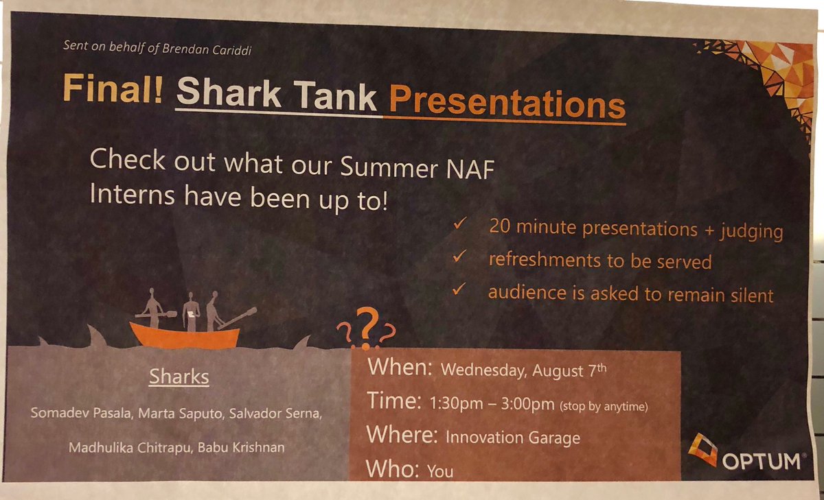 bizteacher1's tweet photo. Wish them luck! #PCTIAOF students prepare for the final presentations to upper management at #Optum. Special thanks to our friends at #NAF for their support. https://t.co/fbzfYuk7sy