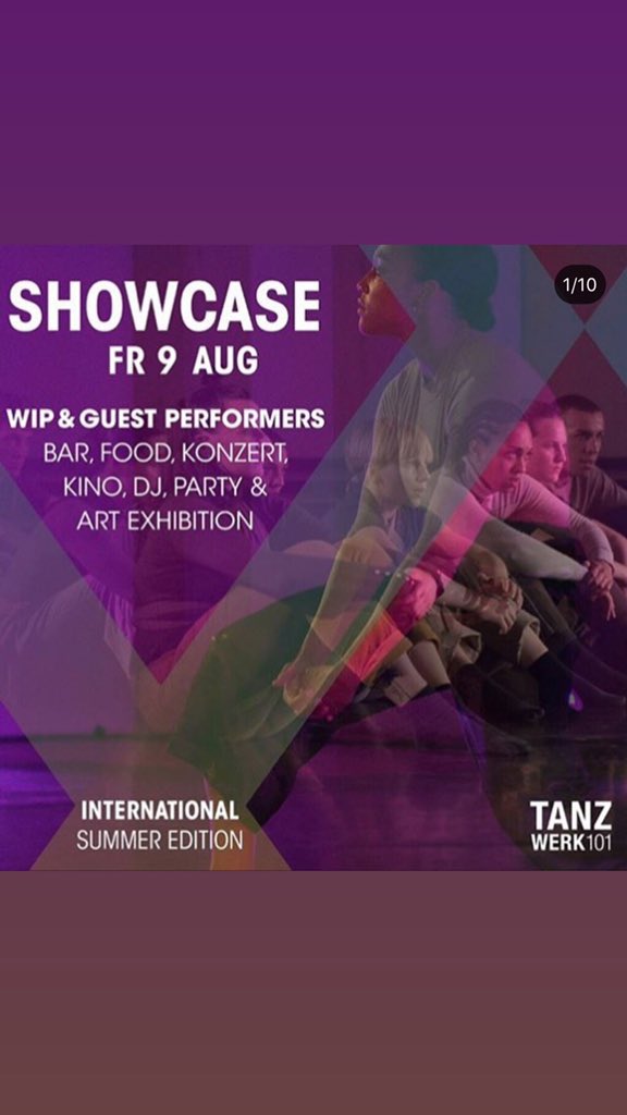Jennifer_Arch's tweet image. This Friday in Zurich performance @tanzwerk101