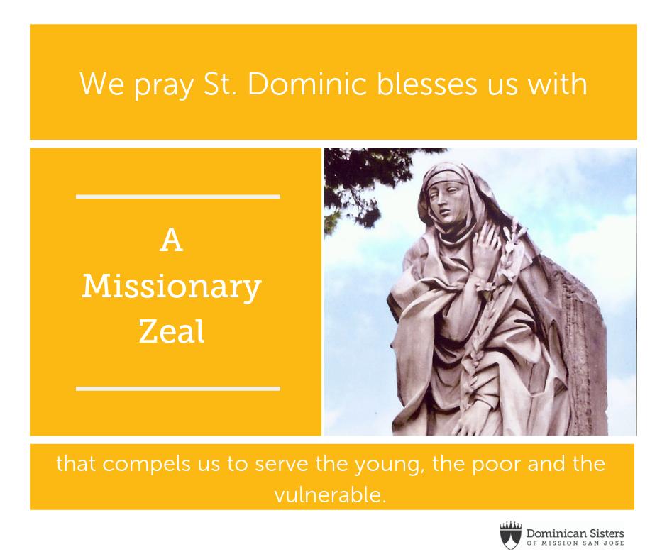 As we approach the Feast of St. Dominic (August 8), we invite you to pray with us.