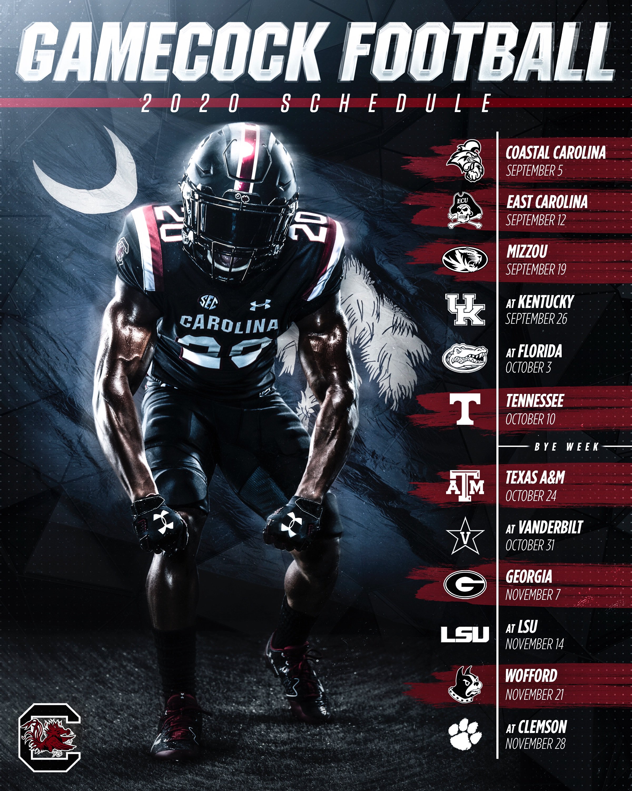 Sc football schedule 2020 deals