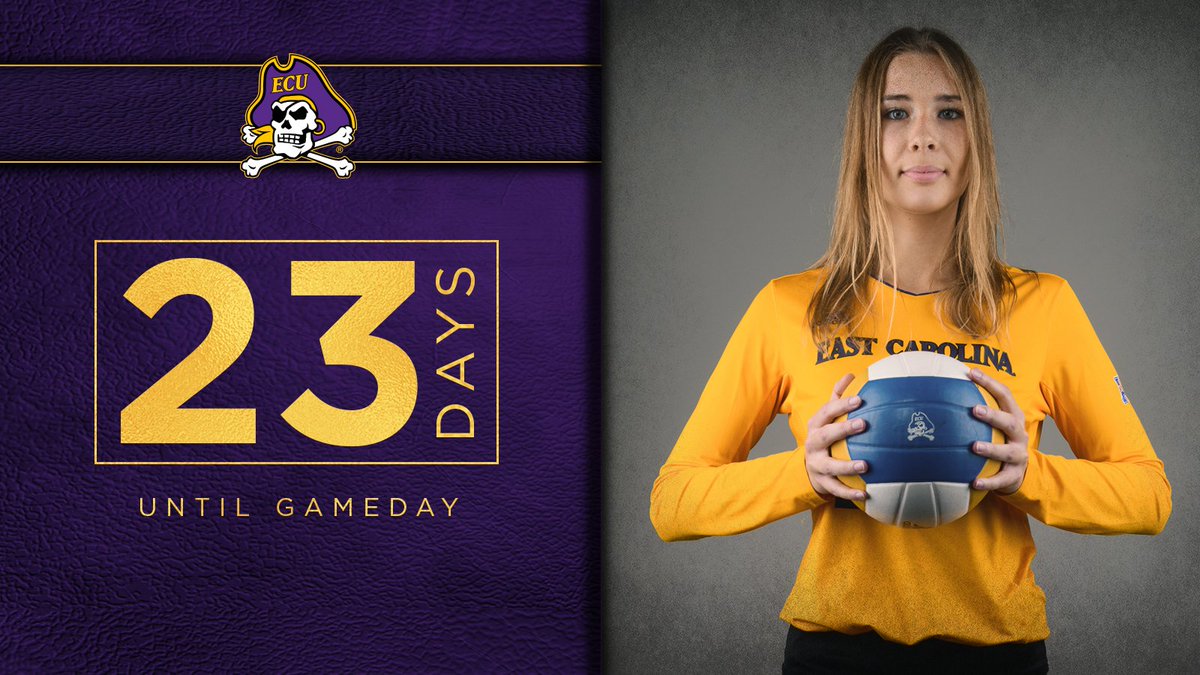 In just 2⃣3⃣ days, your ☠️ open the 2019 season in Puerto Rico! Our new No. 23 <a href="/_marissaharmon_/">mar</a> joins us after two seasons at the University of Wyoming where she was named the 2017 <a href="/MountainWest/">Mountain West</a> Conference Freshman of the Year. We're glad she's on our side now! 💜💛