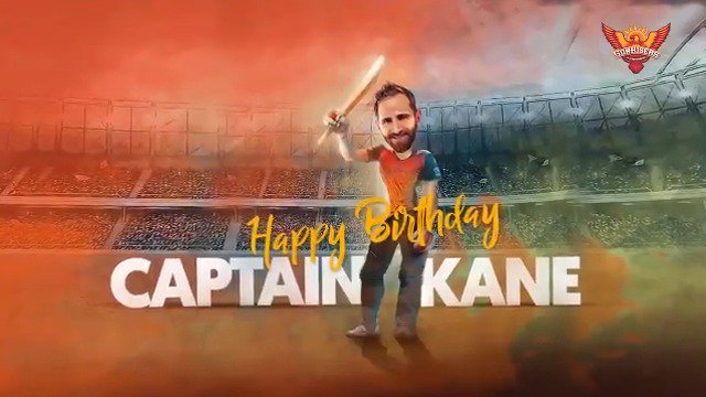Captain. Leader. Kane Williamson. 

Happy birthday, skipper!    