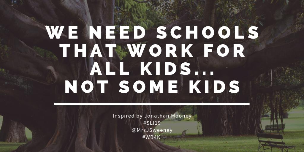 MrsJSweeney's tweet photo. Thank you @julie_causton for bringing Jonathan Mooney to #SLI19 #inclusion @inclusiveschoo1 #WB4K @tweetsomemoore https://t.co/Rc2rPfMXZk