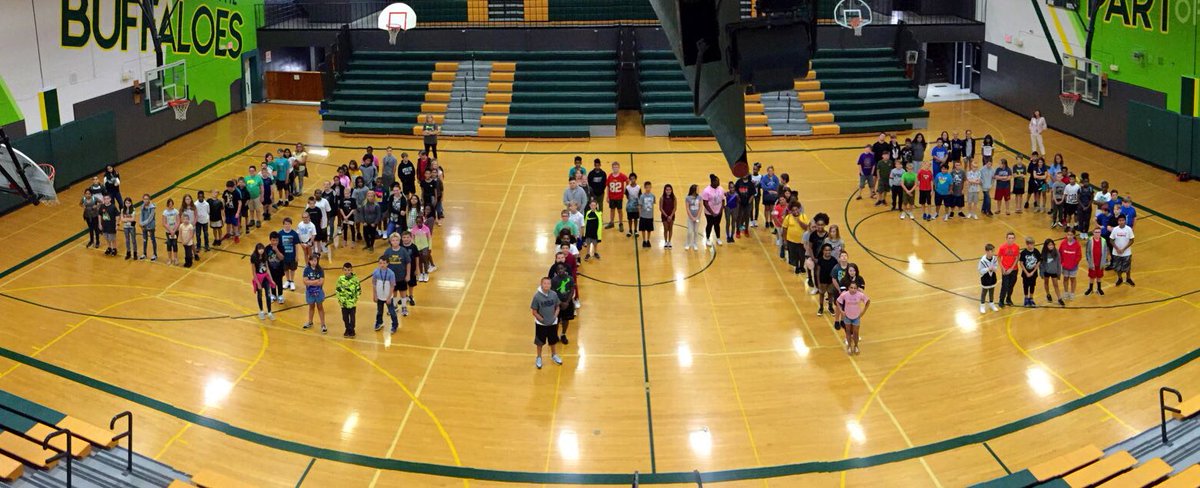 MsLaymanMath's tweet image. The newest members of our herd took on the JBMS challenge at orientation today! #BridgerBold #AVIDHerd #ISDStrong