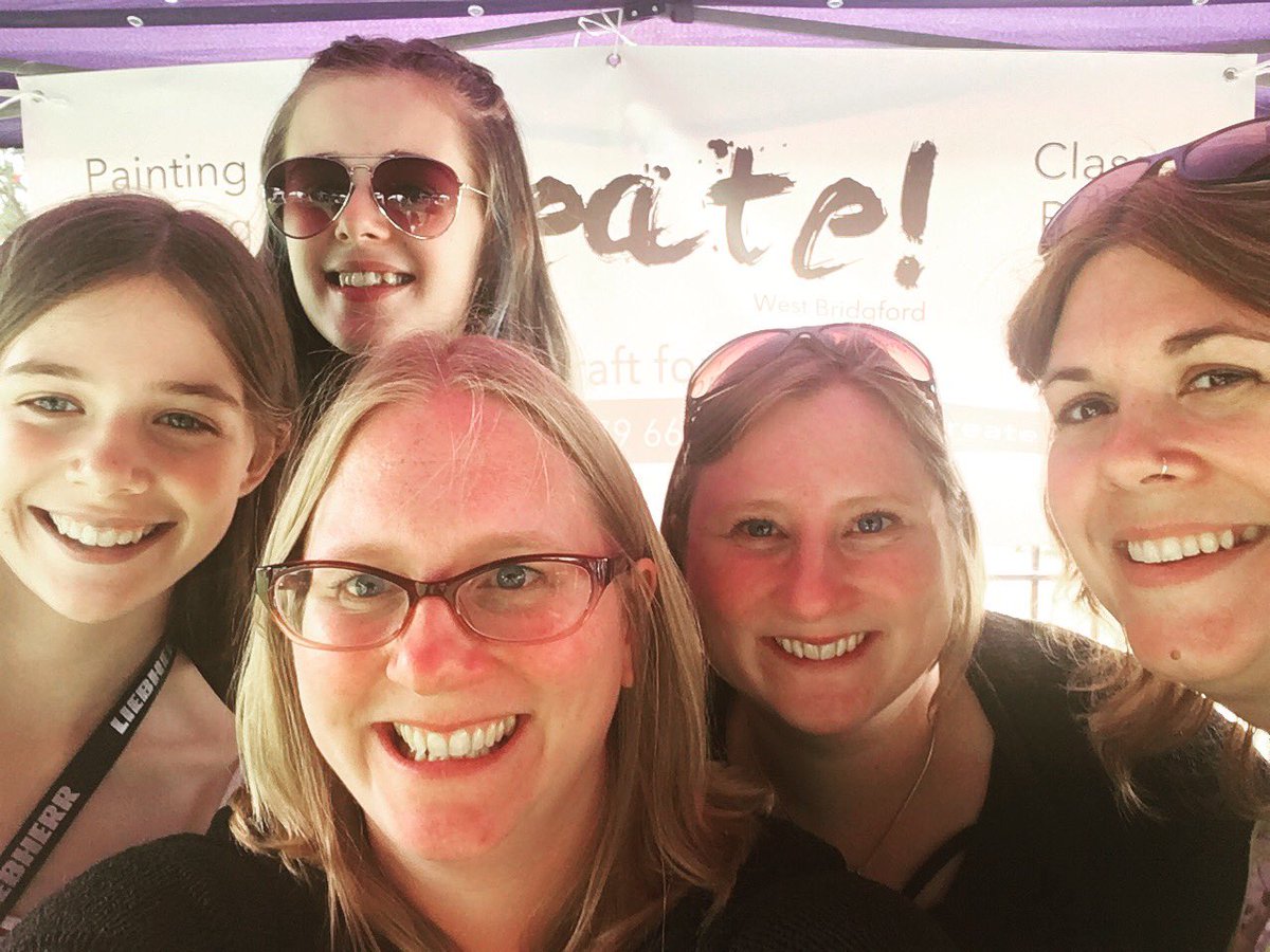 artschoolcreate's tweet photo. Team Create! today at Lark in the Park. Thanks to all who visited us, took part, info and generally were smiley  &amp; supportive. For me personally I couldn’t have done it without the massive support from the fantastic @soph_sgd  @stone_stories. #larkinthepark2019 @rushcliffe_bc https://t.co/d8ixFcPnuV