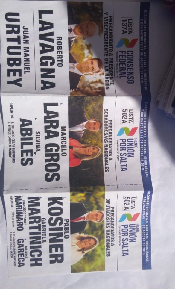 ValeACasimiro's tweet photo. #ConsensoFederal #Lista137A
#Argentina
#UniónPorSalta #Lista502A
#Salta
#EleccionesArgentina
#Elecciones2019 https://t.co/YqBNX6Q2kD