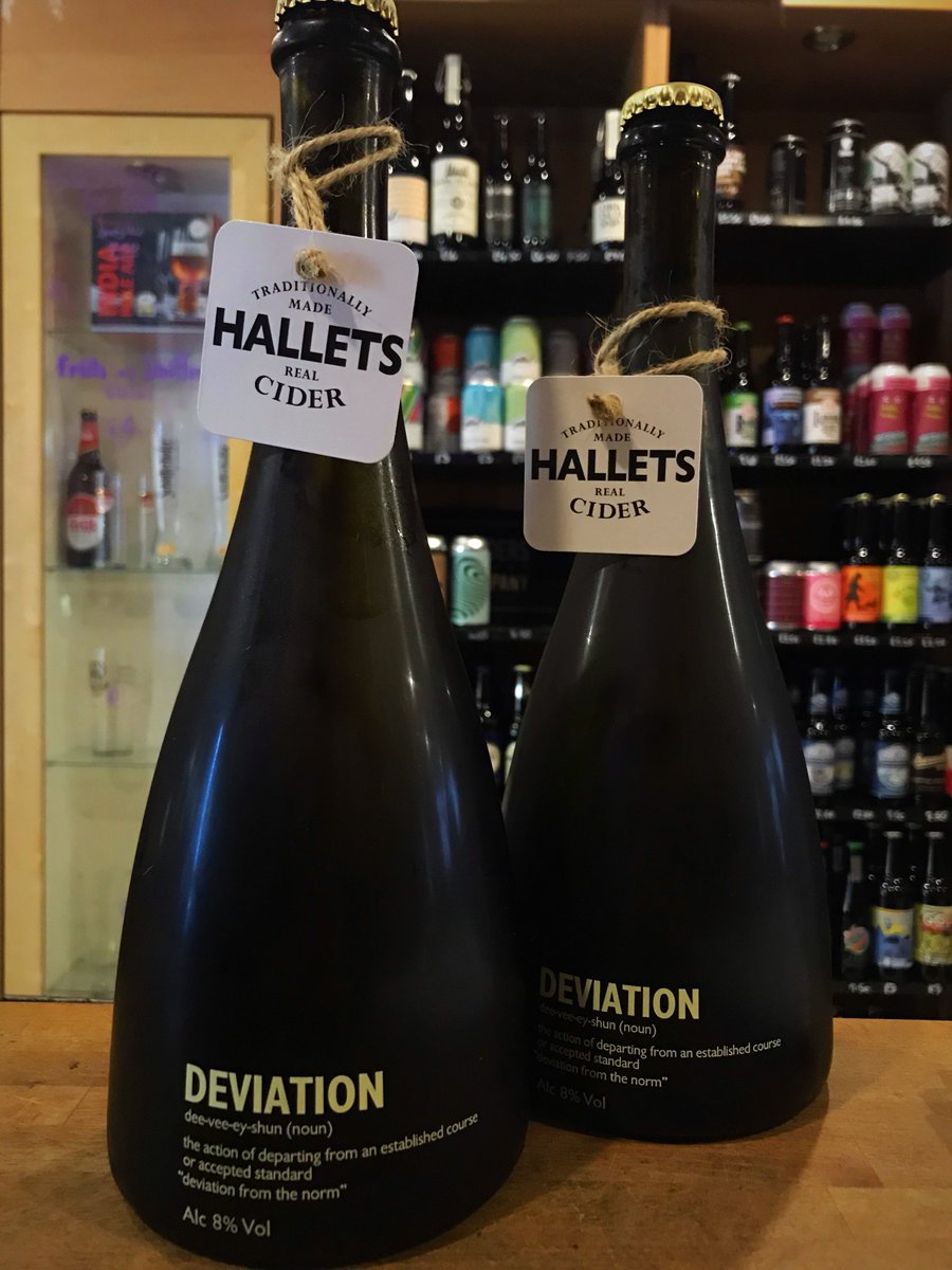 TheBeer_Hive's tweet photo. New in from @halletscider Deviation 2019 a limited edition cider inspired by the winemakers of Northern Italy.only 980 bottles made,this cider is made with vintage fruit and carefully matured for more than two years #cider https://t.co/FdrOaqu9M9