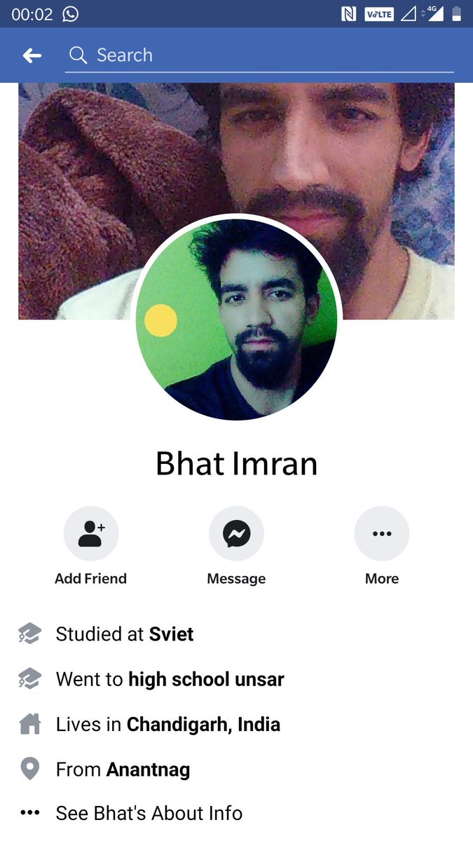 aakki88's tweet photo. @AskAnshul Kindly trace him! Spreading hate on Facebook. https://t.co/N7PNbuxt3Z