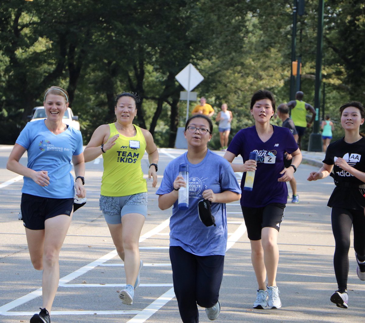 nyrr's tweet photo. Today the young women of #NYRRRunForTheFuture completed their first 5K, putting #PercySutton5K within reach. NYRR is grateful to our friends at #HBOinspires #jpmorgan @abbottglobal #UPSFoundation, Linda Sanchez &amp; Gregory Ho and Cathy &amp; Marc Lasry for their support. https://t.co/WI13vyQbbj