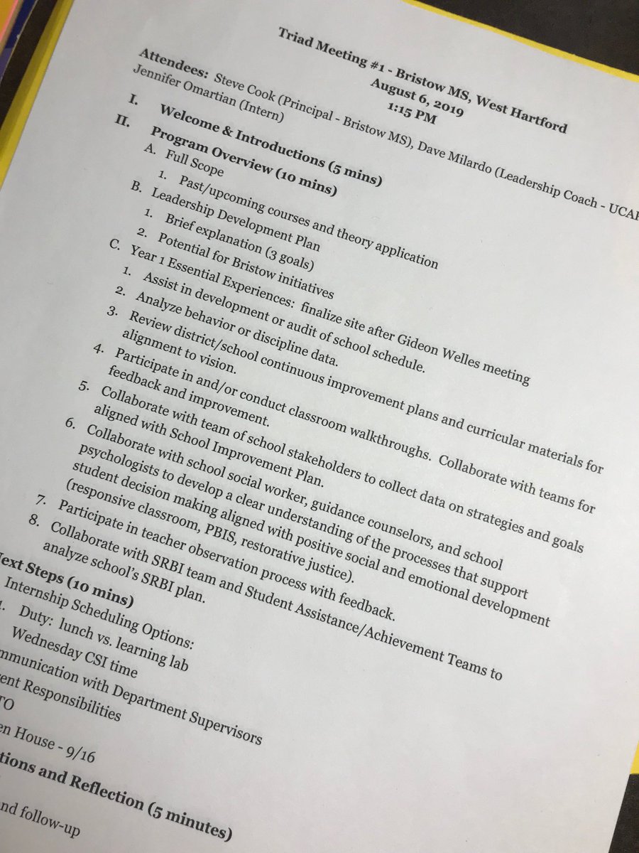 Ms_Omartian's tweet photo. They say:  Master time efficiency.  Set time limits on agenda items.  
I say:  Sometimes you need to recognize (mid-meeting) when it’s okay to let those time limits go and allow the conversation to organically flow.  #EDLR5402 https://t.co/2dF05WJ8oV