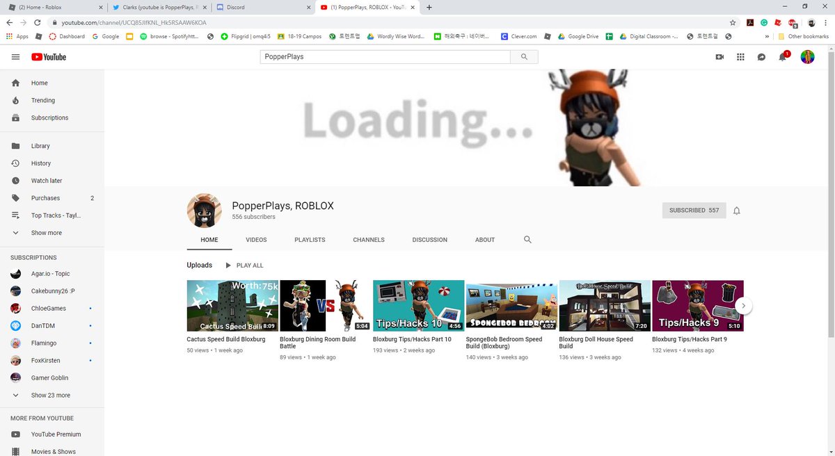 Clarks Youtube Is Popperplays Roblox On Twitter Im - roblox agario youtube