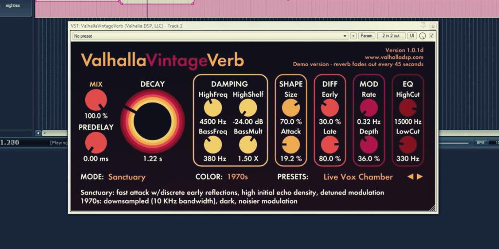 Hyperbits's tweet image. #Hypertips 291: Plugin recommendation - it's no secret that Valhalla reverbs are some of the best on the market. But at only $50/plugin, there are arguably the best value. If you're looking to step up your reverb game on a budget, this is where to start.