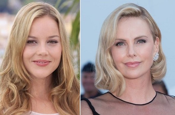   HAPPY BIRTHDAY !  Abbie Cornish  and  (the awesome) Charlize Theron 