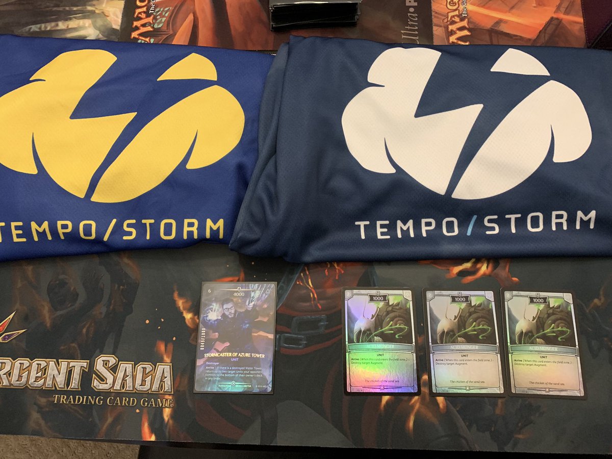 TheAceAcosta's tweet photo. Nice mail day @ArgentSaga @Tempo_Storm #argentsaga #tempostorm #tempostore https://t.co/BB6S16aZaD
