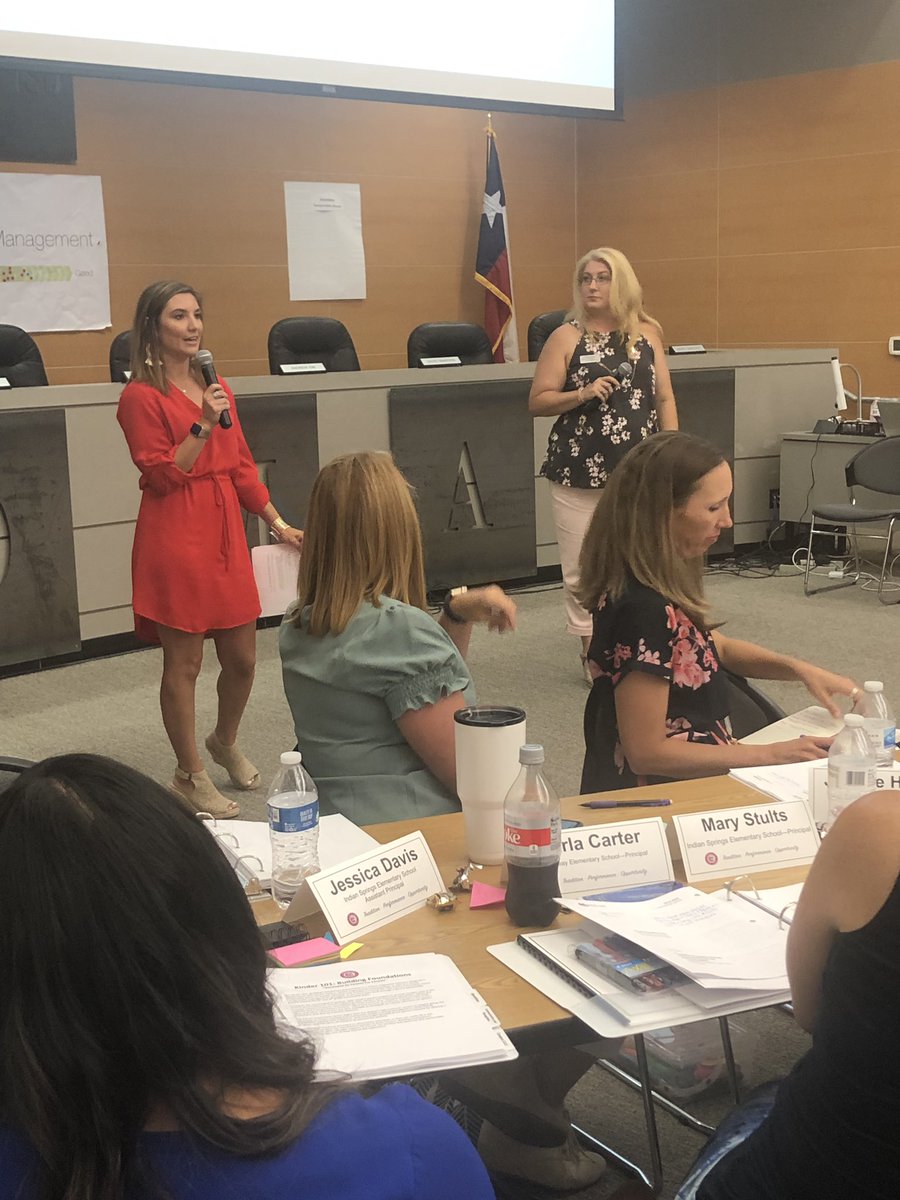 JdavisISES's tweet photo. Indian Springs ES has an AMAZING PTA! These are our parents presenting to all Comal ISD administration! #waytogo @Supt_comalisd @cisdnews @MaryStults_ISES https://t.co/jmV41GKnER