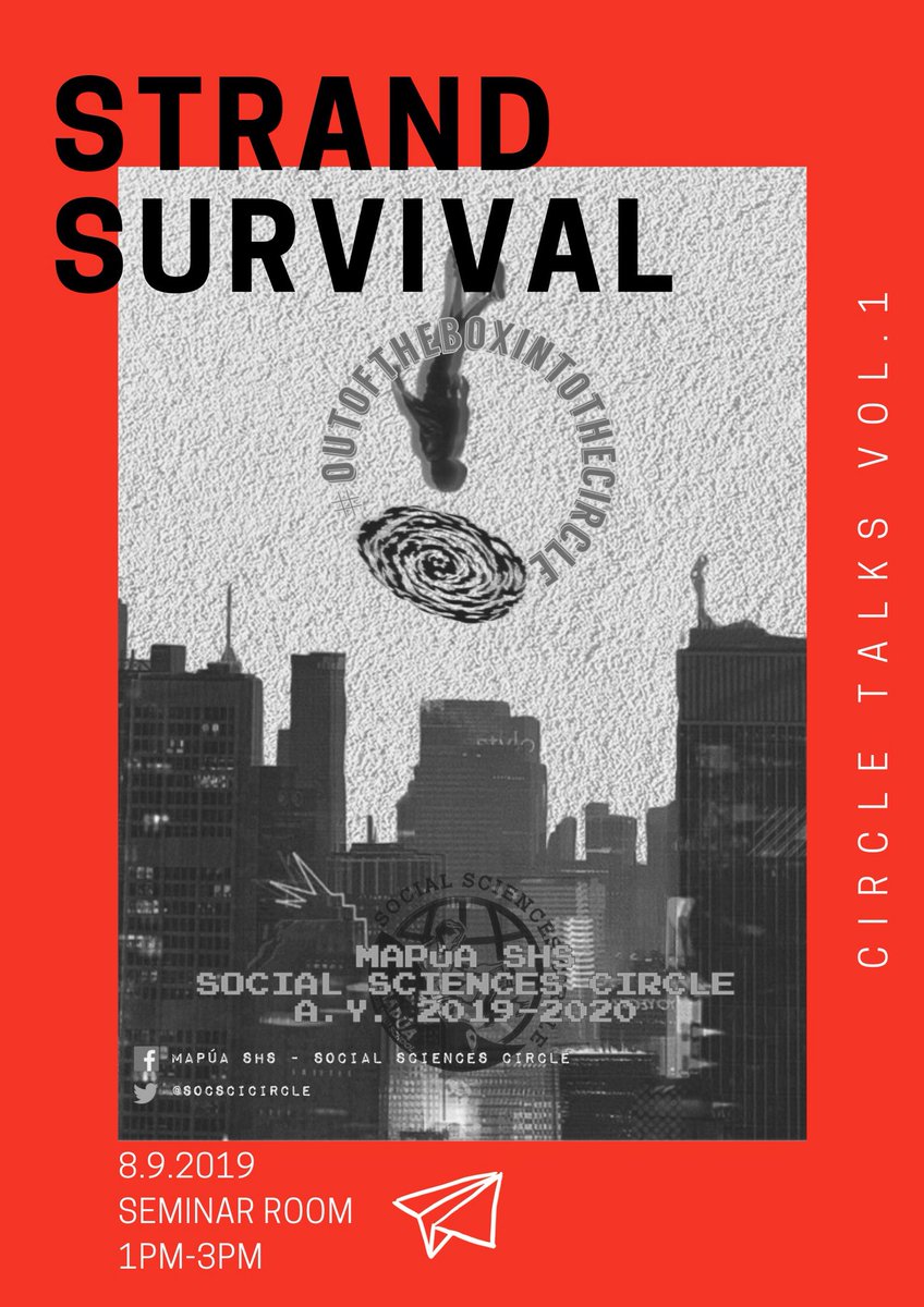 SocSciCircle's tweet photo. ⭕️Circle Talks Vol. 1
Strand Survival
If you’re still a little bit confused about Senior High School and the strand you chose? Don’t worry, we’ve all been there. Get tips from people who’ve survived senior high.
#OutoftheBoxIntoTheCircle
#CircleTalks https://t.co/dshaVkKpr7