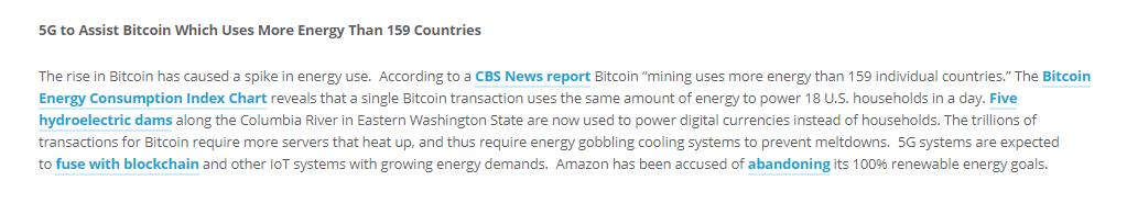 Proof of work blockchain is another massively state funded and promoted climate change disaster.  #opcanary