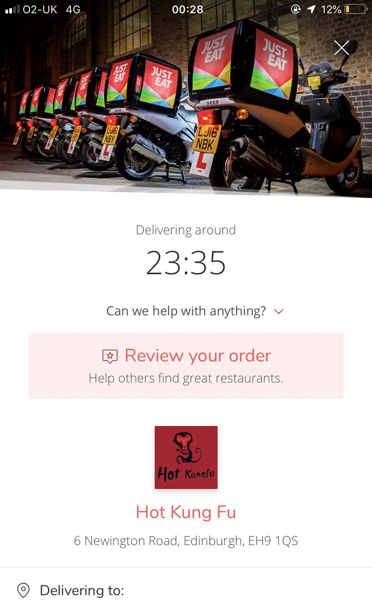 DevnaAgarwal's tweet photo. @JustEatUK Completely fed up of the delivery service you’re running. Been over 2 hours since I placed an order, and now the restaurants closed along with just eat’s customer service and there’s absolutely no way to call the delivery person. Same problem two nights in a row! https://t.co/RcpofNIWR8