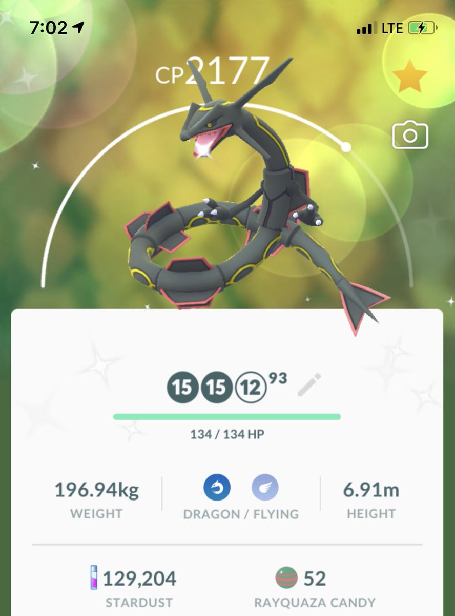 RocketRigby123's tweet photo. First shiny Rayquaza!!! It was on the last of the ten raids we were able to squeeze in for the #LegendaryDinnerHour!
I love this shiny!! ✨🐉
#PokemonGo #ShinyRayquaza https://t.co/yDexyBKycR