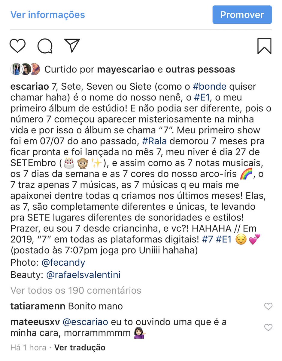 escariaoreal's tweet photo. nosso nenê tá nascendoooo! #Vem7 #E1 #Album7 #Escarião7 🙌🏼🔥💕 https://t.co/D41NSANY85