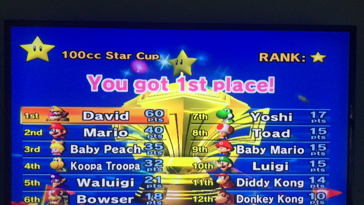thedownrange_'s tweet photo. Oh yeah, there we go. Perfect Series. 

#MarioKart https://t.co/ZgP3rVsF5g
