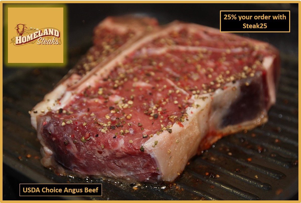 SteaksHomeland's tweet photo. Check out our new promo code: Steak25 to get 25% off!

Save on Angus Steak, Maryland Blue Crabs, Nantucket Scallops, Gulf White Shrimp and whatever list of ingredients you need for your signature recipe! https://t.co/NVSqS79lK2