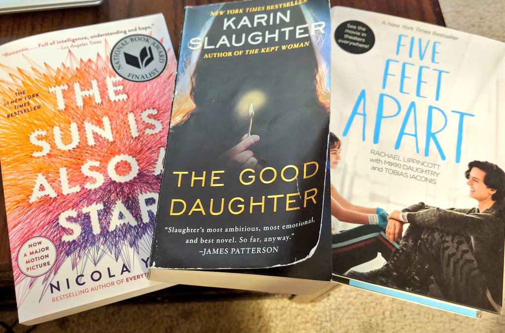 Lessons_by_Liz's tweet photo. My "I survived the dentist treat". Who am I kidding, I just wanted a reason to buy and borrow books! But the most important question ensues... Where to start first? #TBRList #WednesdayMotivation #ReadLAP https://t.co/AJ9Fvk9nn4