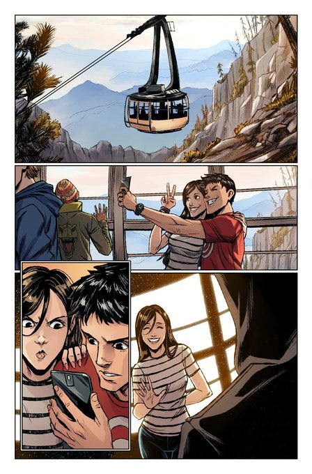 Line art by @SergAcuna and colors by me, for a very cool project with @TheOtherMarioC ✨ 