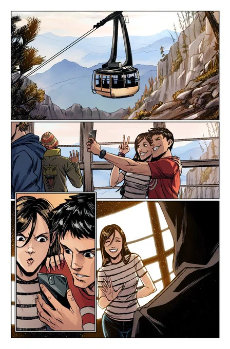 Line art by @SergAcuna and colors by me, for a very cool project with @TheOtherMarioC ✨ 