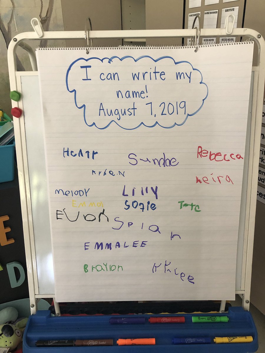 becca_stines's tweet image. Beyond excited for the fun year ahead with these kiddos! Welcome to Kindergarten Stines’ Stars ⭐️ #firstdayofK #woodlandK