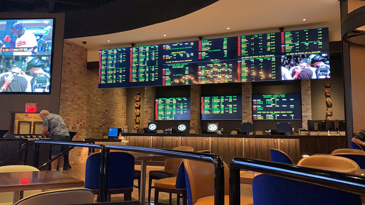 GoldboxATL's tweet photo. @MitchMossRadio @paulyhoward the newly renovated @BeauBiloxi Sportsbook opened last month. It’s very nice!!! Definitely the best spot to bet & watch games on the Mississippi Gulf Coast. Carl (from Vegas) and crew here are fantastic with the #ActiveContentManagement!!! https://t.co/LjJI8cVOl5
