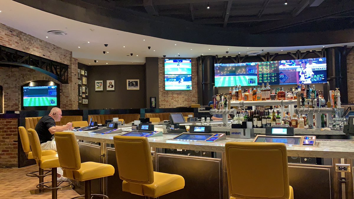 GoldboxATL's tweet photo. @MitchMossRadio @paulyhoward the newly renovated @BeauBiloxi Sportsbook opened last month. It’s very nice!!! Definitely the best spot to bet & watch games on the Mississippi Gulf Coast. Carl (from Vegas) and crew here are fantastic with the #ActiveContentManagement!!! https://t.co/LjJI8cVOl5