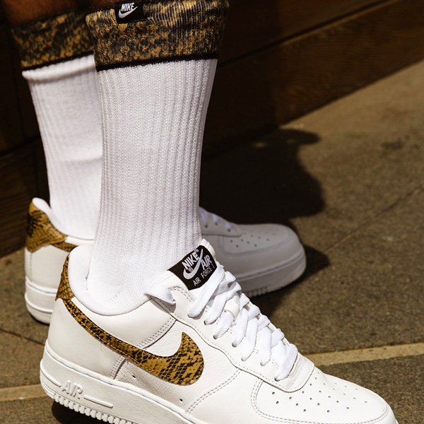 air force 1 low retro ivory snake