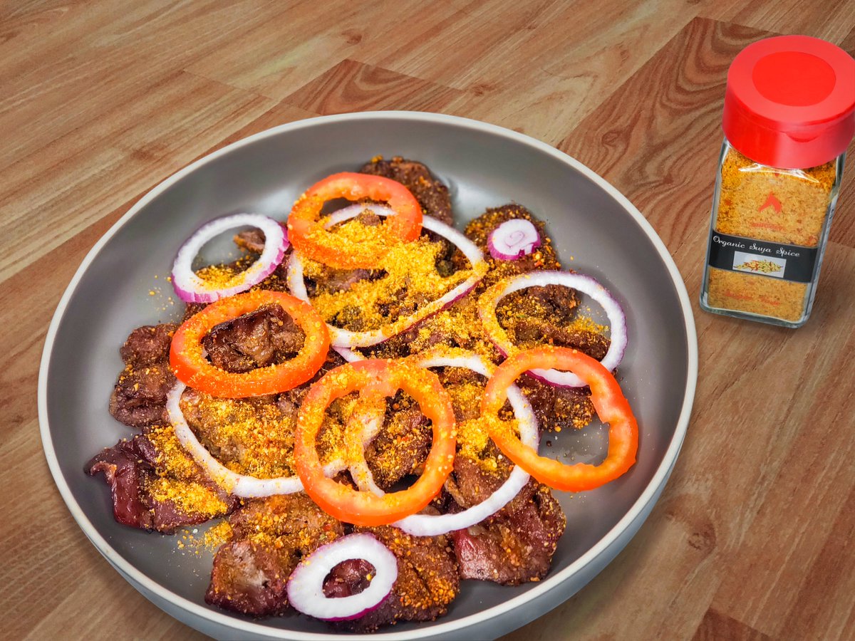 CerySpii's tweet photo. Juicy beef slices generously sprinkled with Suya Spice 🥩🧂 #spiiCery #peanutpowder #heat https://t.co/USn7YyAYBO