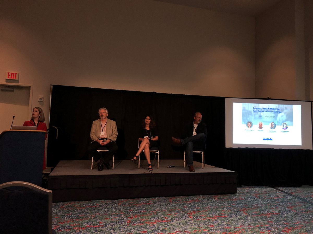 SIMDFW's tweet photo. Informative panel discussion on NextGen Workforce Challenges moderated by @ReneeBArrington, @chrisboult, Matt Johnson & Humera Kassem
#fwsym #simdfw #itsymposium #cios #executives #joinsimdfw https://t.co/rjIrKmUADj