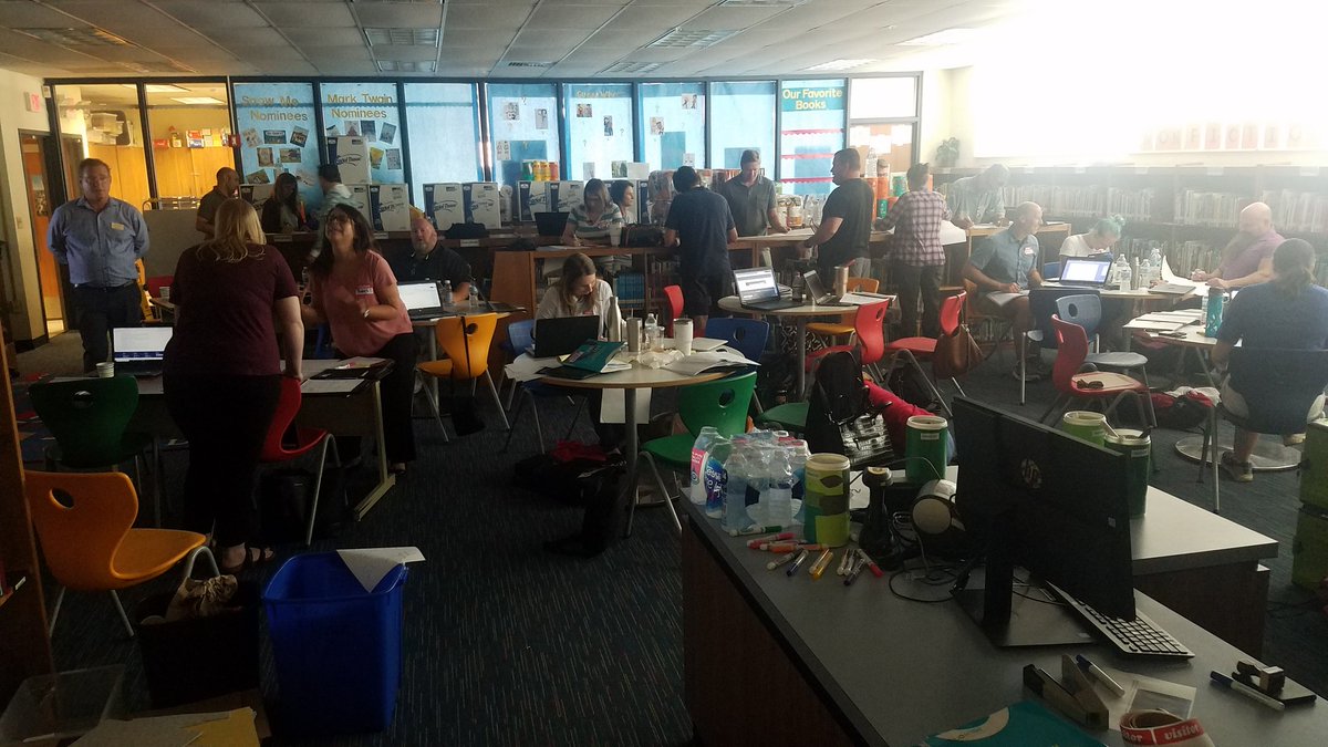 BrentwoodHS_MO's tweet photo. Now it's time to take what we've learned and put it into practice. TEAM BHS is in full workshop mode!!#lifelonglearning https://t.co/6ur5R94BPD