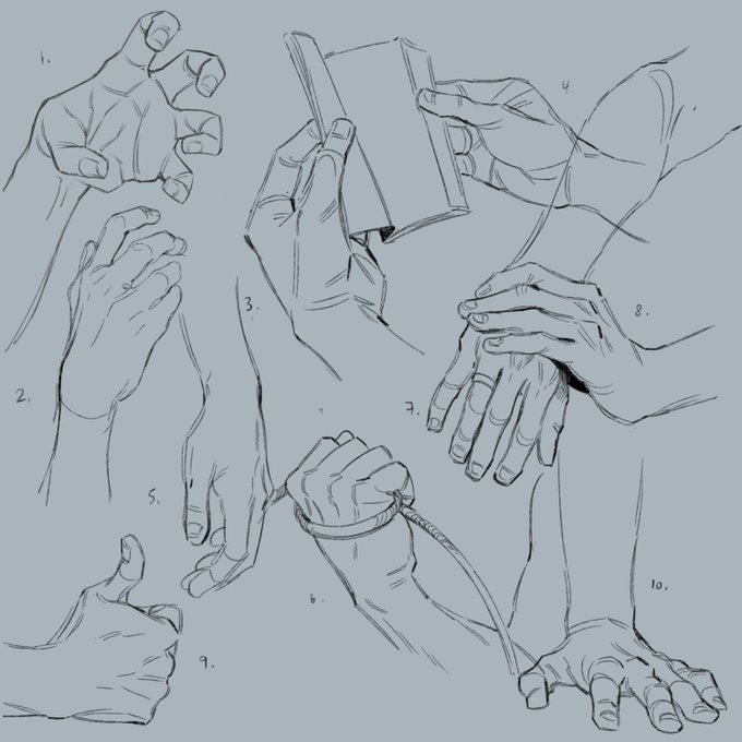 (extremely behind) 100 hands/feet exercise from the moderndayjames' discord!!! 