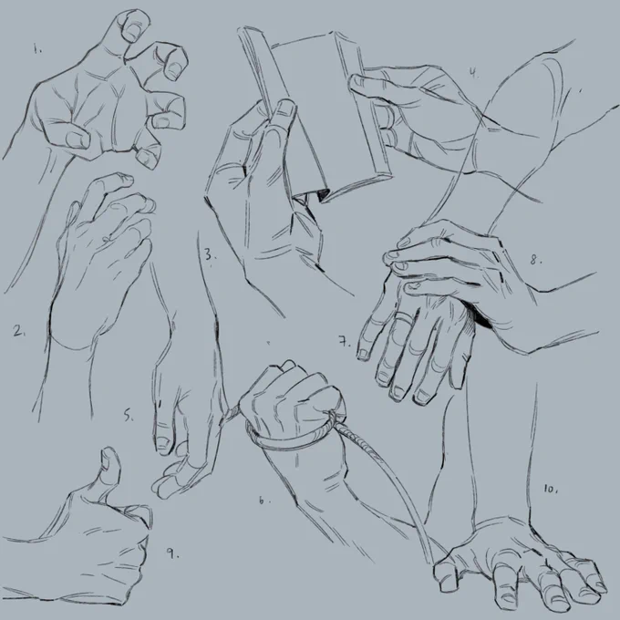 (extremely behind) 100 hands/feet exercise from the moderndayjames' discord!!! 