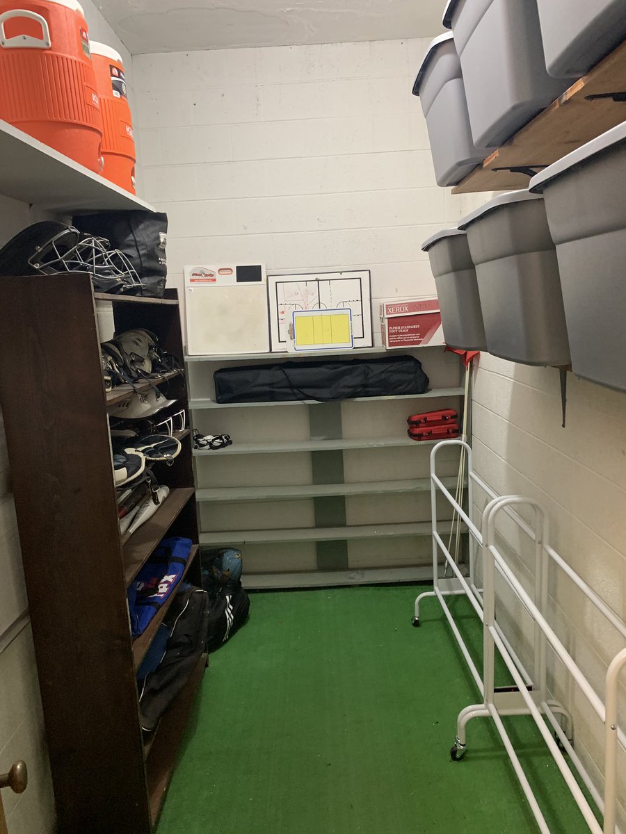 Thanks goes out to <a href="/MarkMiear/">Mark Miear</a> and Mr. Hipple <a href="/ShawsvilleMS/">Shawsville Middle</a> for your support of our athletics program. We finally have space on site to store all the equipment our athletes need. It would have been impossible without your help. Go Mustangs!!!!