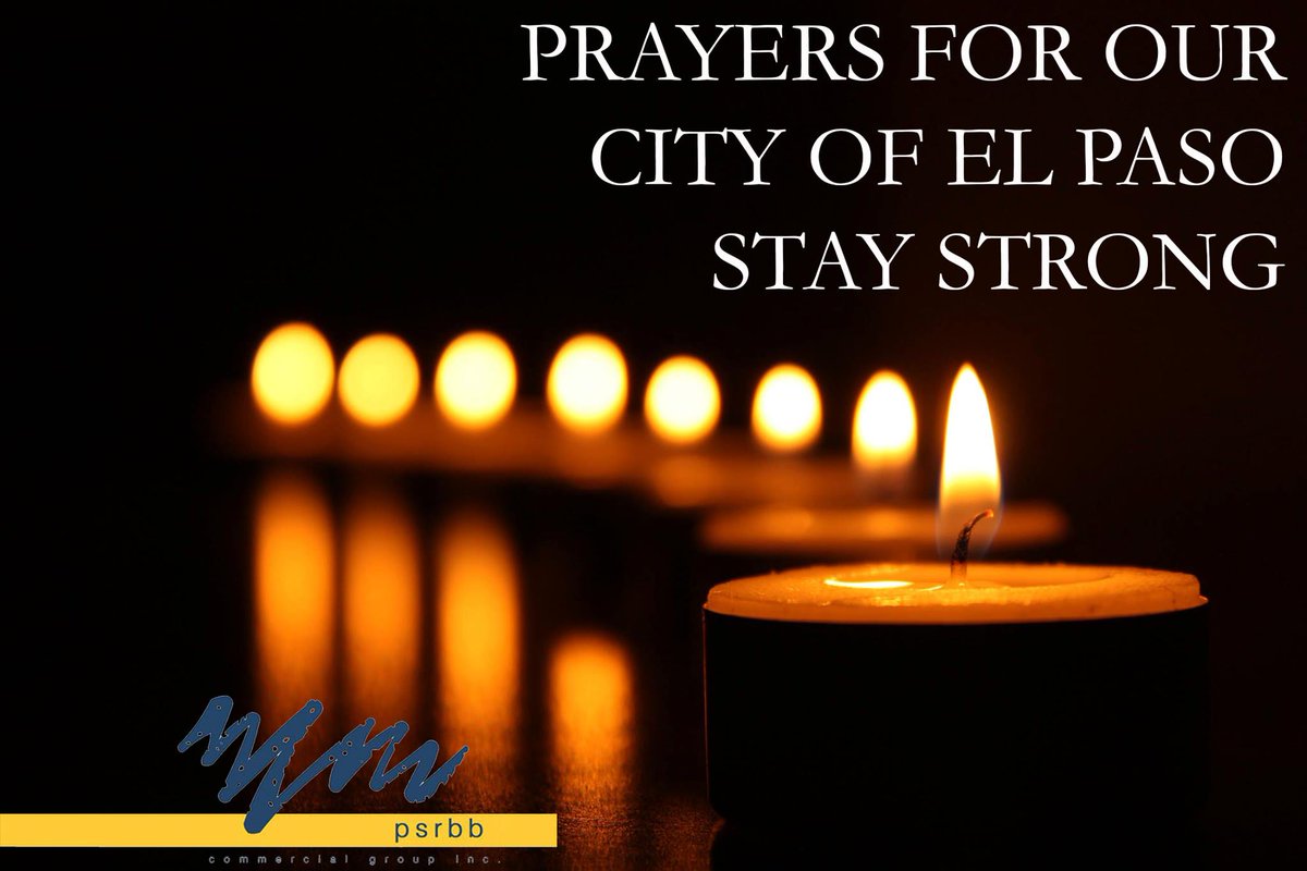 _PSRBB_'s tweet photo. Our prayers to all of the victims and their families in our border city. Stay strong and united El Paso &amp; Cd Juarez. #EPTX #Elpaso #PSRBB #suncity #staystrong https://t.co/DgCqpb8omq