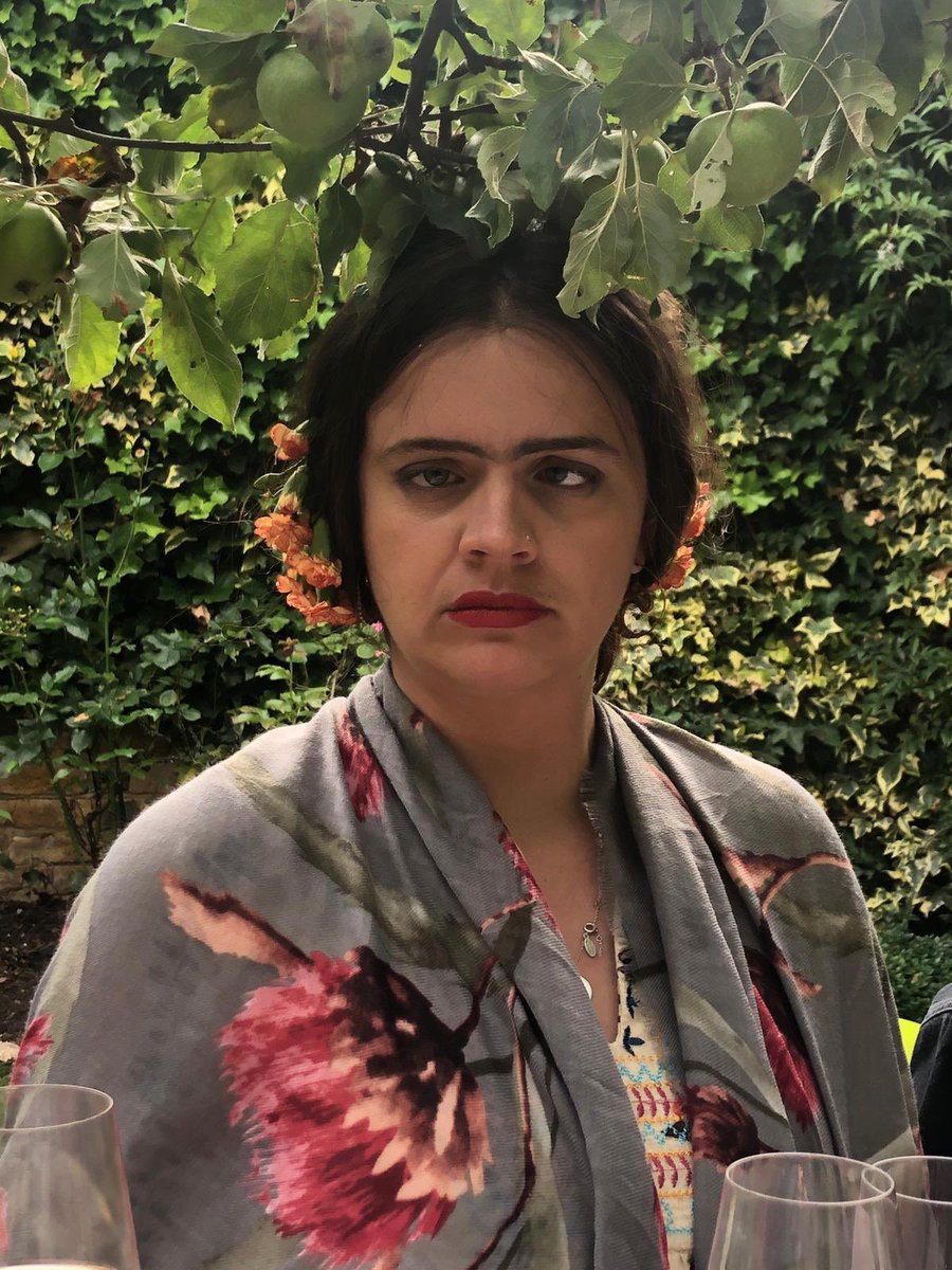 Mudfishblog's tweet photo. Throwback to when I dressed up as Frida Kahlo #FridaKahlo https://t.co/4JvI2W2zSJ