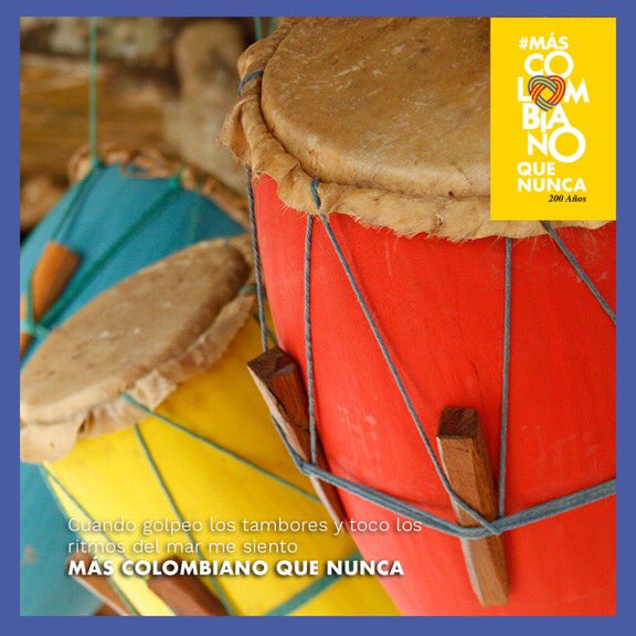 SENAComunica's tweet photo. Soy del país de las tres cordilleras, de ese que tiene una riqueza cultural inmensa. Estas y miles de razones más, me hacen sentir hoy #MásColombianoQueNunca @BicentenarioCo https://t.co/1ATi8nuBZb