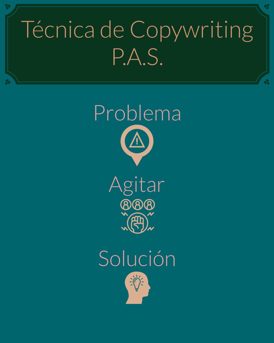 BC_Boost's tweet photo. ¿La copia en tu post no causa impacto? Esto puede dañar tu imagen seriamente pero no te preocupes, te tenemos un gran consejo. 

Ese fue un ejemplo de la técnica que queremos compartir contigo, P.A.S.

P - Presenta un problema
A - Agita 
S - Brinda una solución https://t.co/I92LLaPiUx